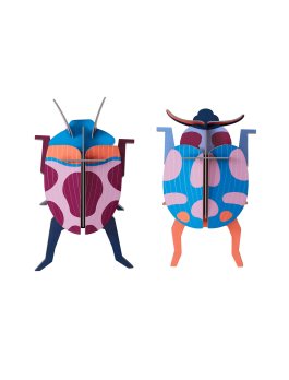 Decorazione da Parete 3D - Coccinelle Couple - 2