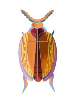 Decorazione da Parete 3D - Cuprum Beetle - 2