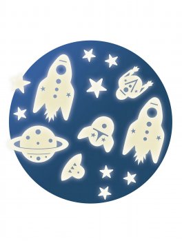 Decorazioni Fosforescenti - Mission Space - 3