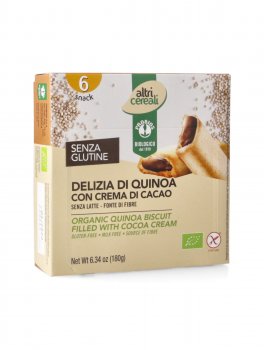 Delizia di Quinoa con Crema al Cacao Bio - 1