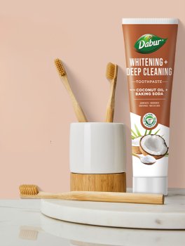 Dentifricio Ayurvedico Sbiancante con Olio di Cocco e Bicarbonato di Sodio - 6