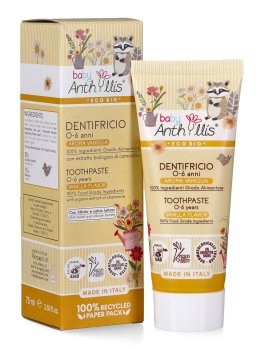 Dentifricio Biologico 0-6 Anni Baby Anthyllis - Gusto Vaniglia - 2