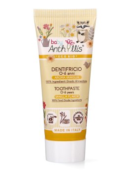 Dentifricio Biologico 0-6 Anni Baby Anthyllis - Gusto Vaniglia - 1