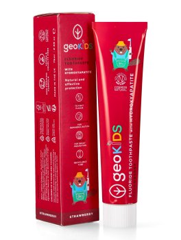 Dentifricio per Bambini alla Fragola con Fluorite - 1