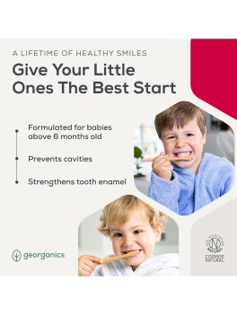 Dentifricio per Bambini alla Fragola senza Fluorite - 3