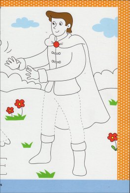 Dessine et Colorie Les Napperons Des Princesses — Livre - 3