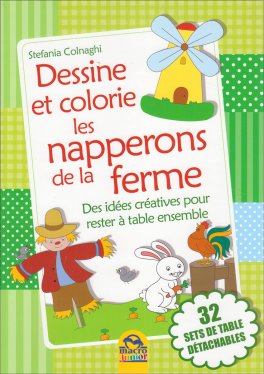 Dessine et Colorie les Serviettes de la Ferme — Livre - 1