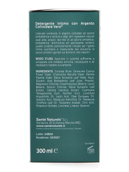 Detergente Intimo Santè con Argento Colloidale Vero® - PH 4 - 4
