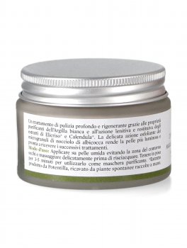 Detergente Viso Esfoliante - Argilla Bianca Elicriso e Calendula - 3