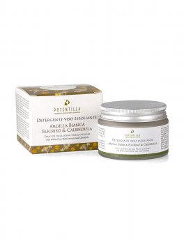 Detergente Viso Esfoliante - Argilla Bianca Elicriso e Calendula - 4
