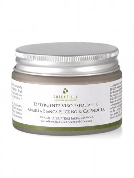 Detergente Viso Esfoliante - Argilla Bianca Elicriso e Calendula - 1