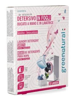 Detersivo in Fogli Bucato a Mano e Lavatrice Sensitive - Senza Profumo - 1