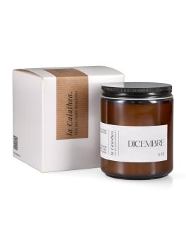 Dicembre - Candela Profumata in Cera di Soia - 4