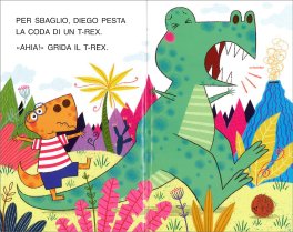Diego il Dinosauro e il T-Rex — Libro - 3