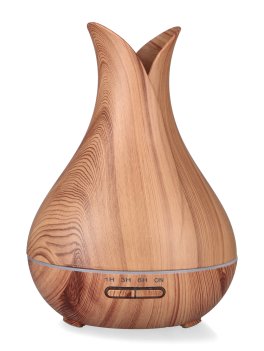 Diffusore a Ultrasuoni Effetto Legno per Oli Essenziali "Aroma Diffuser" - 2
