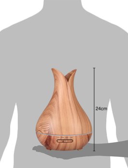 Diffusore a Ultrasuoni Effetto Legno per Oli Essenziali "Aroma Diffuser" - 5