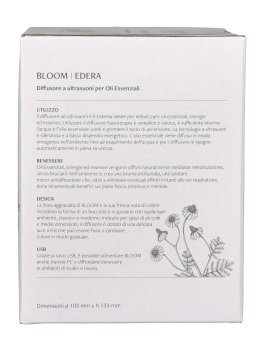 Diffusore a Ultrasuoni per Oli Essenziali Bloom "Edera Cirmolo" - 5