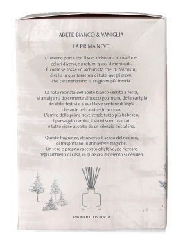 Diffusore con Bastoncini "Racconti d'Inverno" - Abete Bianco e Vaniglia - 5