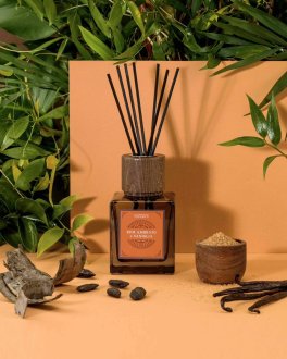Diffusore con Bastoncini - Rum Ambrato e Vaniglia - 4