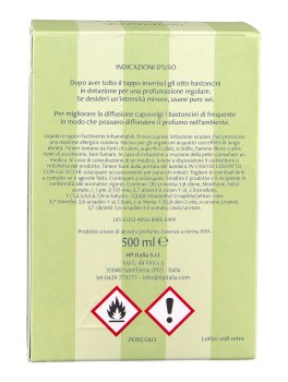 Diffusore di Essenze con Bastoncini - Lime e Foglie di Menta - 500 ml - 7