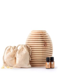 Diffusore in Pino Cembro con Trucioli in Legno e Olio Essenziale - 2