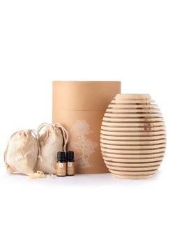 Diffusore in Pino Cembro con Trucioli in Legno e Olio Essenziale - 1