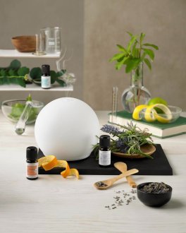 Diffusore Ultrasuoni in Ceramica per Oli Essenziali - Lotus - 3