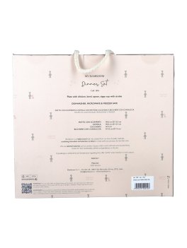 Dinner Set in Silicone - Fawn Pink - 5