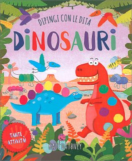 Dinosauri - Dipingi con le Dita — Libro - 1