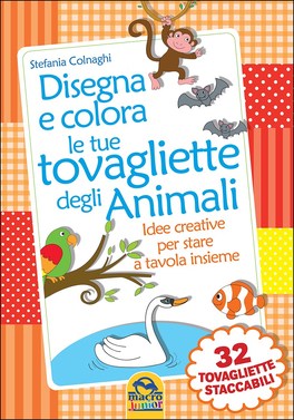 Disegna e Colora le tue Tovagliette degli Animali — Libro - 1