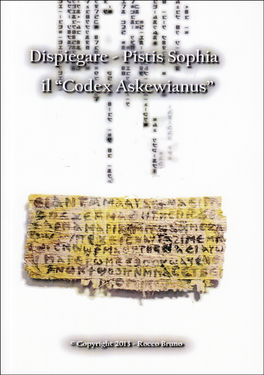 Dispiegare Pistis Sophia - Il Codice Askewianus — Libro - 1