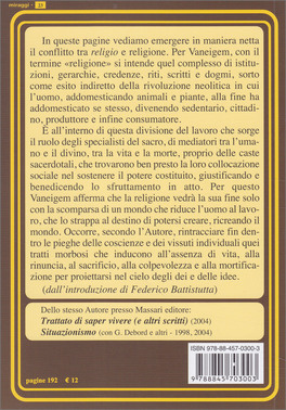 Disumanità della Religione — Libro - 2