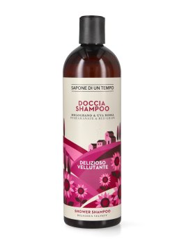 Docciashampoo Delizioso Vellutante Melograno e Uva Rossa Bio - 1