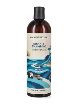 Docciashampoo Fresco Brioso Uva Bianca e Aloe Bio - 1