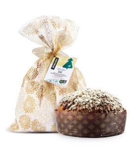 Dolce di Natale con Copertura di Cioccolato Fondente e Cocco in Scaglie Bio - 1