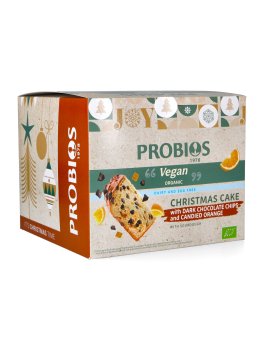 Dolce Natale Vegan con Gocce di Cioccolato e Arancia Candita Bio - 2