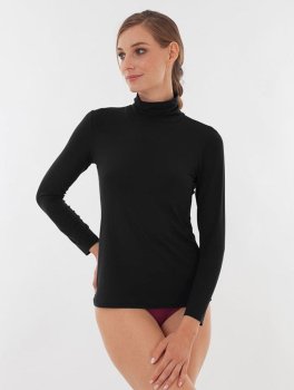 Dolcevita in Tencel™ e Cashmere a Manica Lunga - Nero - 4