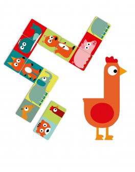 Domino Puzzle Animali - 4