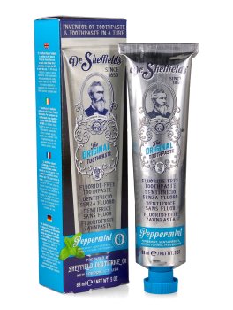 Dr. Sheffield’s® Peppermint Toothpaste - Dentifricio senza Fluoro alla Menta - 1