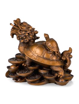 Statuetta Tartaruga con testa di Drago - 2