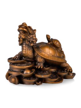 Statuetta Tartaruga con testa di Drago - 1