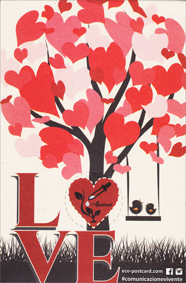Ecopostcard Cartolina Ecologica - Love
