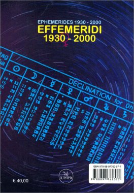 Effemeridi 1930-2000 — Libro - 2