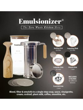 Emulsionizer® Soul Core "Vegan Milker®" - Utensile da Cucina per Preparare Latte Vegetale - 14