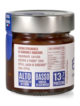 Energica Bio Crema Spalmabile di Carrube e Arachidi Crunchy - 3