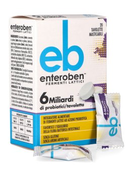 Entoroben™ 6 Miliardi Fermenti Lattici - 20 Tavolette - 1