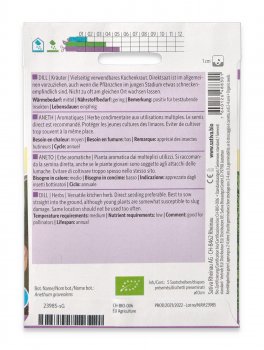 Semi di Erbe Aromatiche Aneto Bio - 5 Dischetti Preseminati - 2