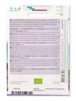 Semi di Erbe Aromatiche Monarda Citriodora - 2