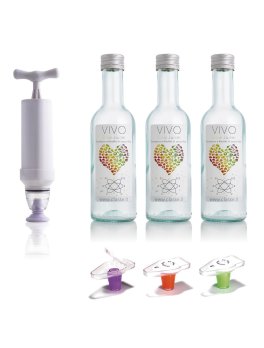 Estrattore di Succo VIVO Big Mouth -  2 Filtri + Kit Conservazione Succhi - 12