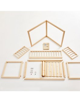 Ettino Casetta in Legno Naturale - 9